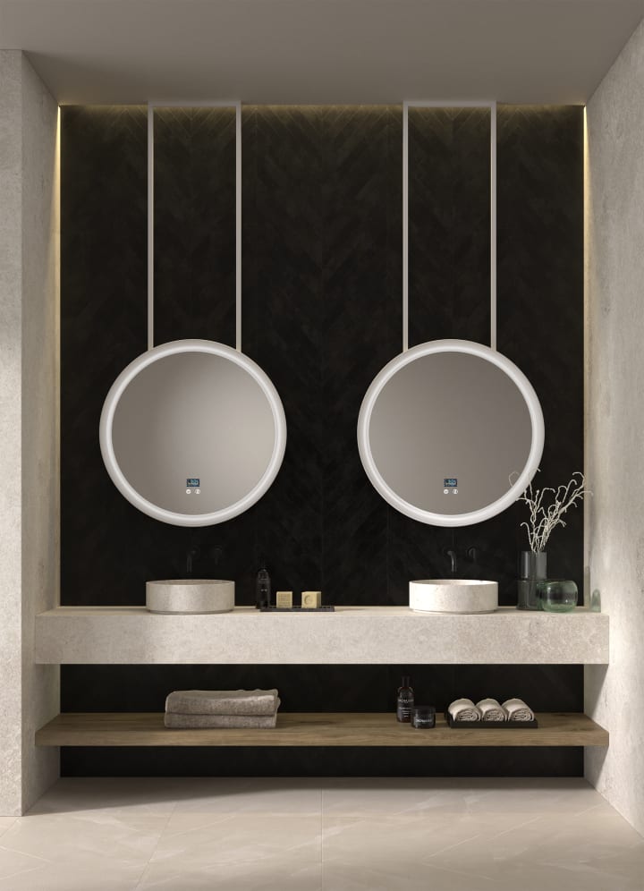 Espejo de baño con luz LED de Eurobath, Haití Ambiente 11