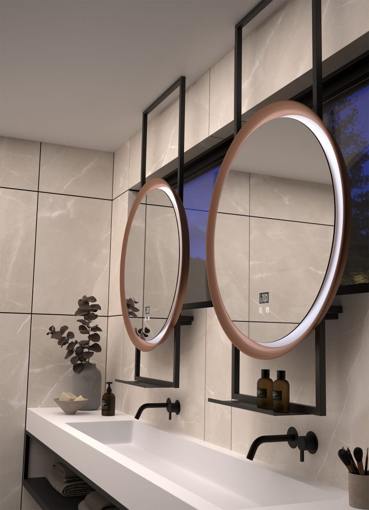 Espejo de baño con luz LED de Eurobath, Haití Ambiente 12