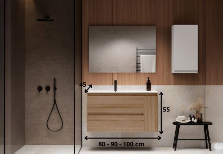 Mueble de baño Viso Box Croquis 13