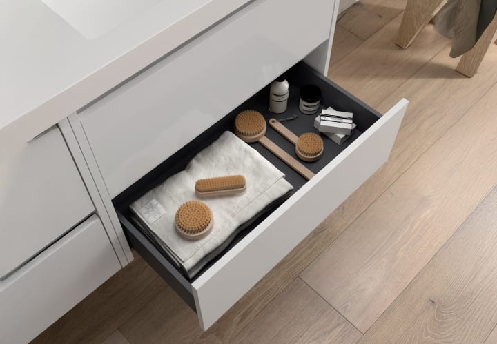 Mueble de baño con encimera de madera Salgar Noja Detalle 10