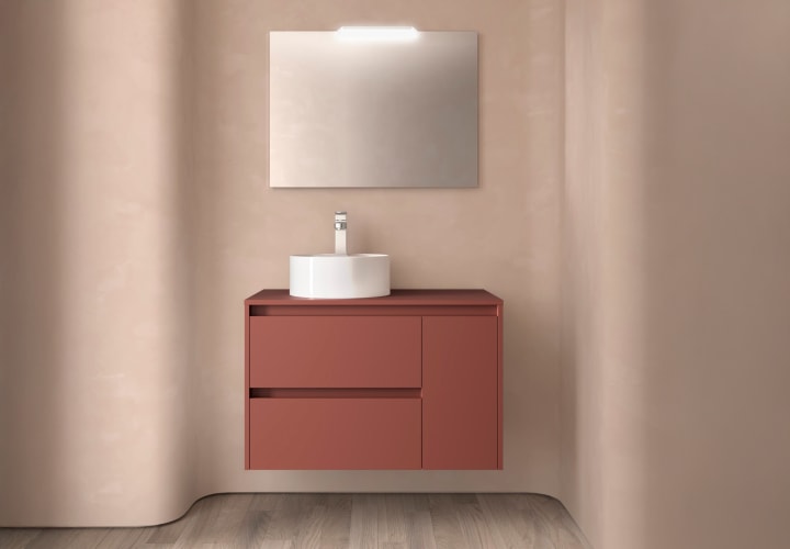 Mueble de baño con encimera de madera Salgar Noja Principal 5