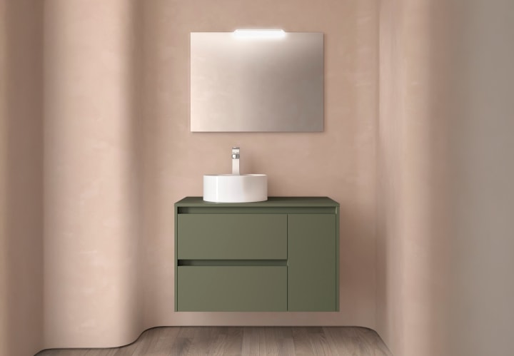 Mueble de baño con encimera de madera Salgar Noja Principal 3