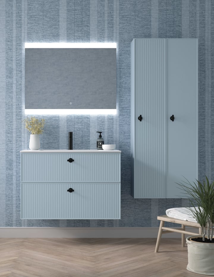 Conjunto mueble de baño Avila Dos Blanca Principal 1