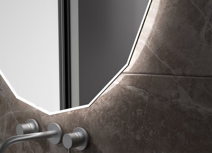 Espejo de baño con luz LED Eurobath Nassau Detalle 1