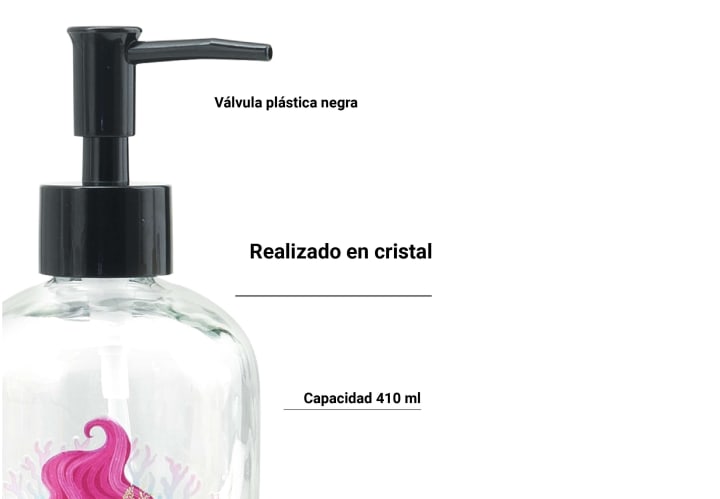 Dosificador de jabón Gedy Gioia Detalle 1
