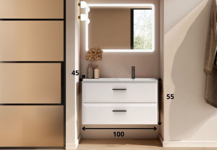 Mueble de baño Viso Delta Croquis 14