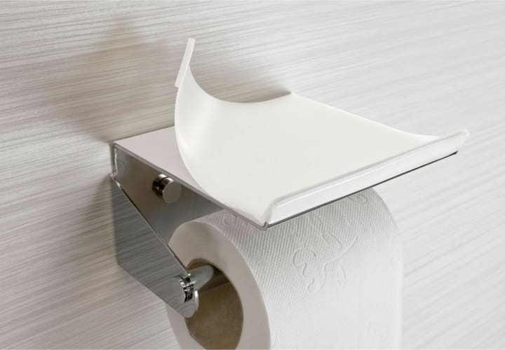 Portarrollos de baño con bandeja Manillons Torrent Luxor Detalle 3