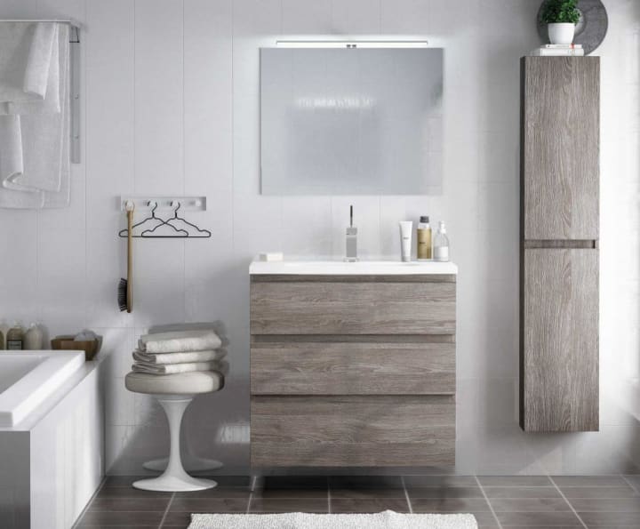 Conjunto mueble de baño de fondo reducido 39 cm Avila Dos Carmen Principal 1