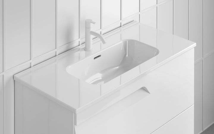 Conjunto mueble de baño fondo reducido 39 cm Royo Vitale Detalle 9
