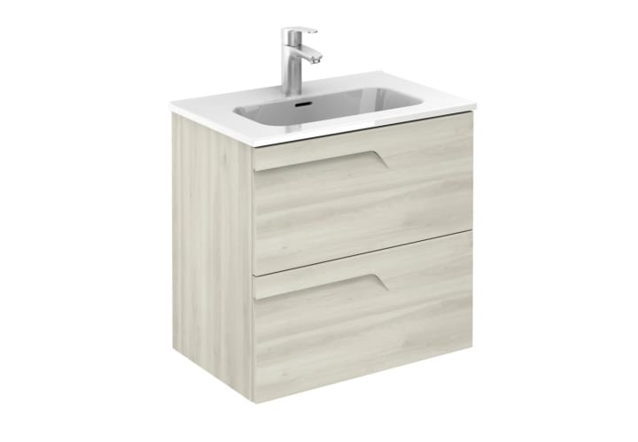 Conjunto mueble de baño fondo reducido 39 cm Royo Vitale 3d 16