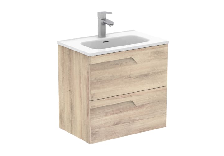 Conjunto mueble de baño fondo reducido 39 cm Royo Vitale 3d 14