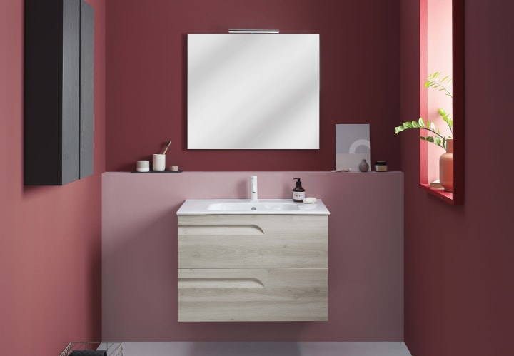 Conjunto mueble de baño fondo reducido 39 cm Royo Vitale Principal 5