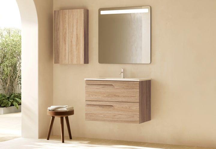 Conjunto mueble de baño fondo reducido 39 cm Royo Vitale Principal 6