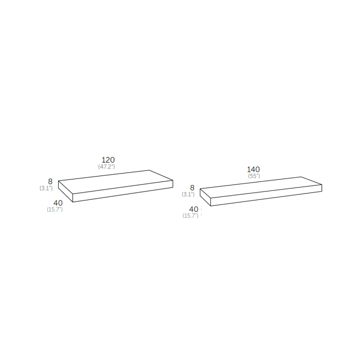 Conjunto mueble de baño Coycama Flow Croquis 2