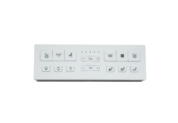 Pack Inodoro japonés inteligente suspendido + cisterna + placa accionamiento Nashi Eos Pro Detalle 5