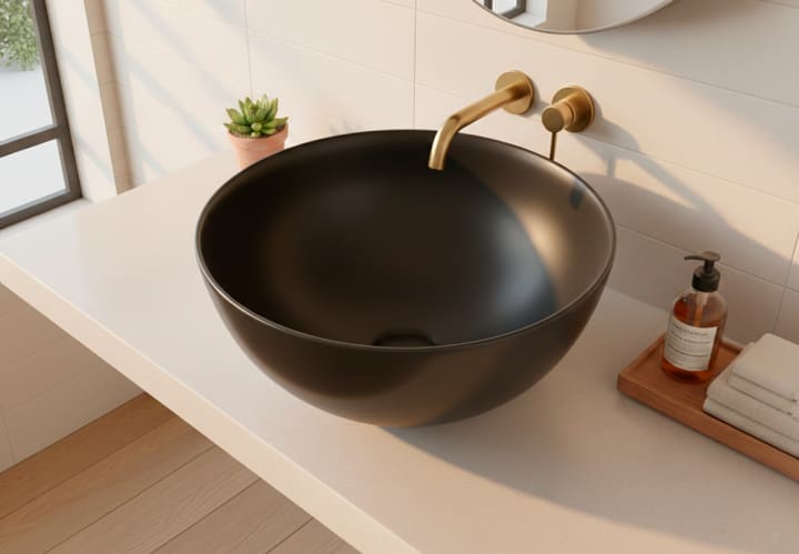 Lavabo sobre encimera Bruntec Capri XS mate Principal 3