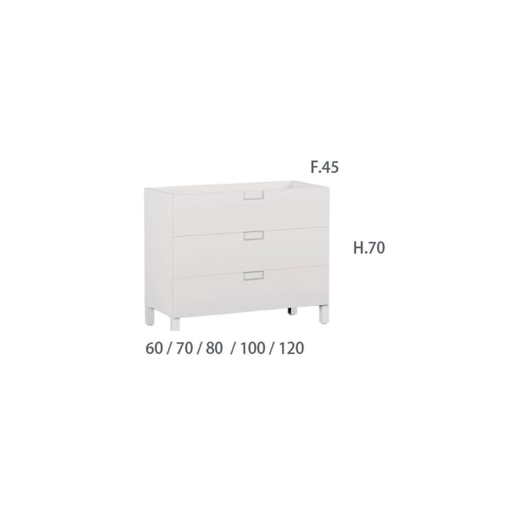 Mueble de baño Campoaras Luna Croquis 4
