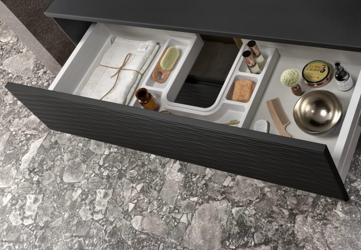 Mueble de baño con encimera de resina Coycama Sahara Detalle 15