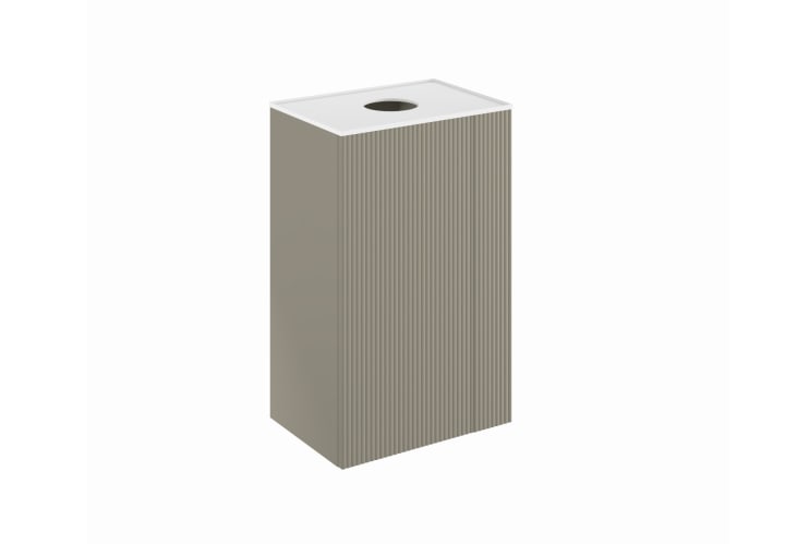 Mueble de baño con encimera solid surface fondo reducido Royo Bassi Principal 16