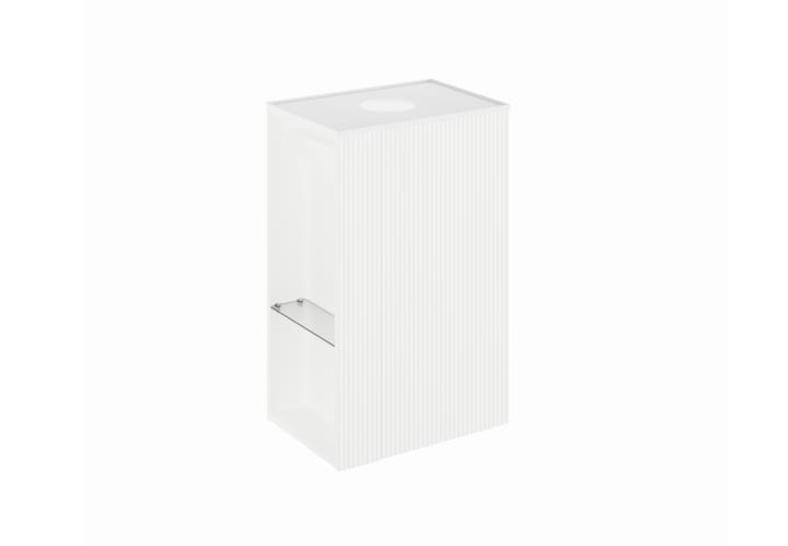Mueble de baño con encimera solid surface fondo reducido Royo Bassi Principal 13