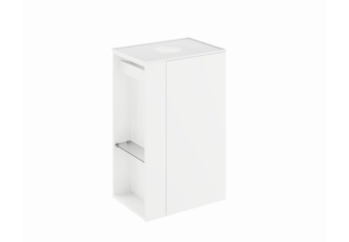 Mueble de baño con encimera solid surface fondo reducido Royo Bassi Principal 7