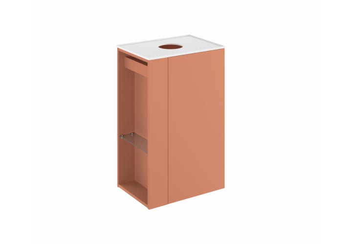 Mueble de baño con encimera solid surface fondo reducido Royo Bassi Principal 11