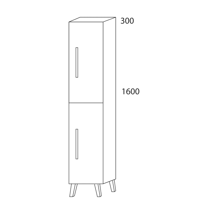 Columna de baño Bruntec Gaia Croquis 5