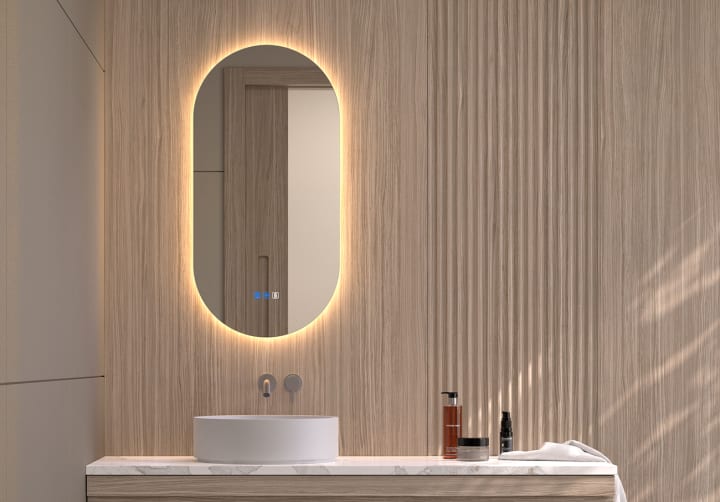 Espejo de baño con luz LED Bruntec Denia Principal 5
