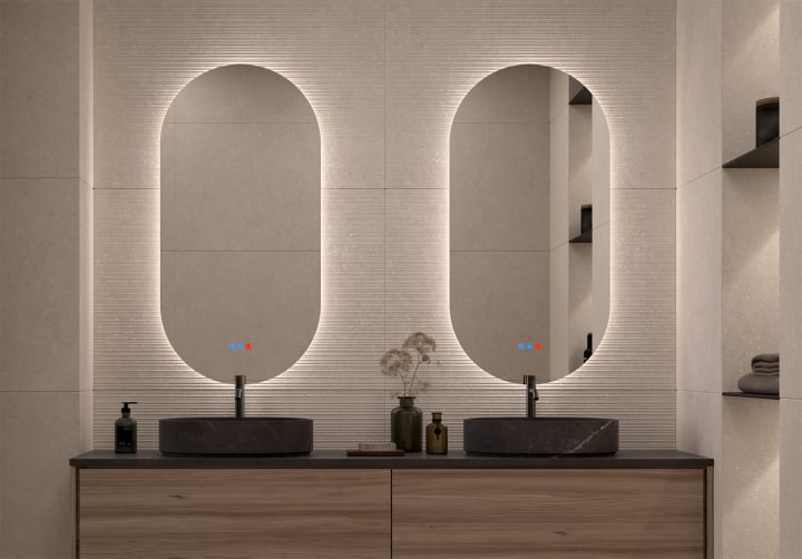 Espejo de baño con luz LED Bruntec Denia Principal 7