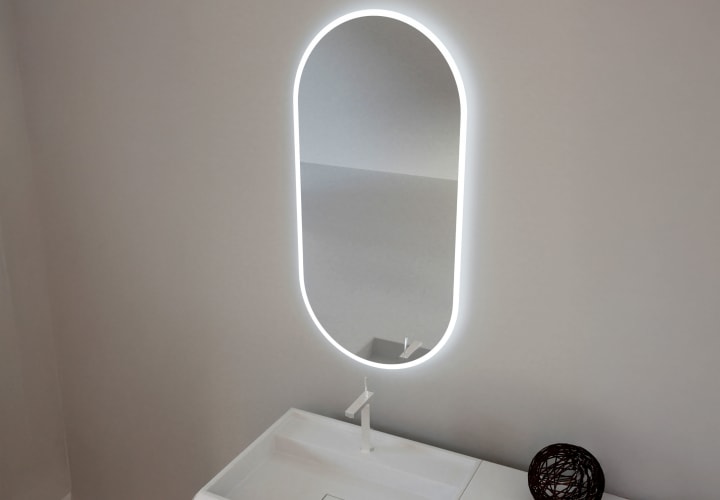 Espejo de baño con luz LED Bruntec Denia Detalle 1