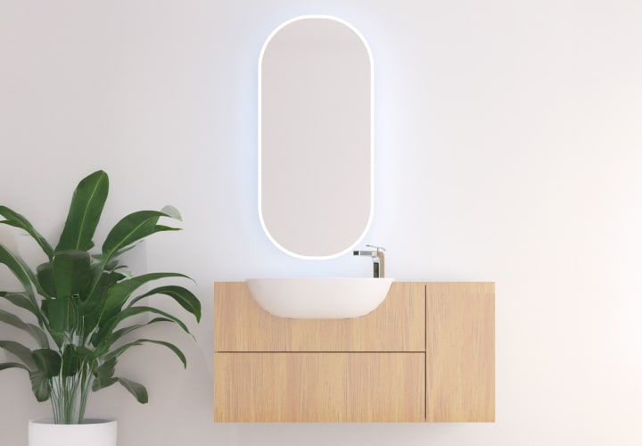 Espejo de baño con luz LED Bruntec Denia Detalle 2