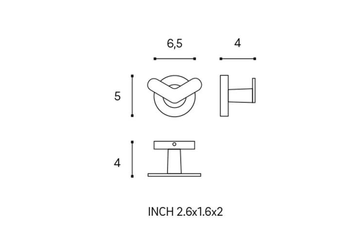 Percha de baño Cosmic Start Croquis 5