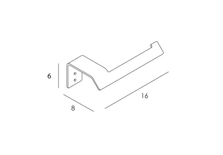 Portarrollo de baño Manillons Torrent Slim Croquis 6