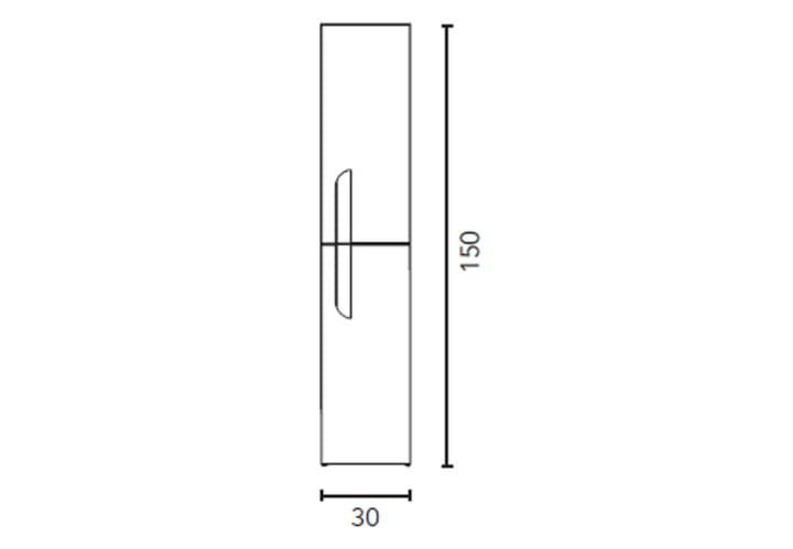 Columna de baño Royo Vitale Croquis 15