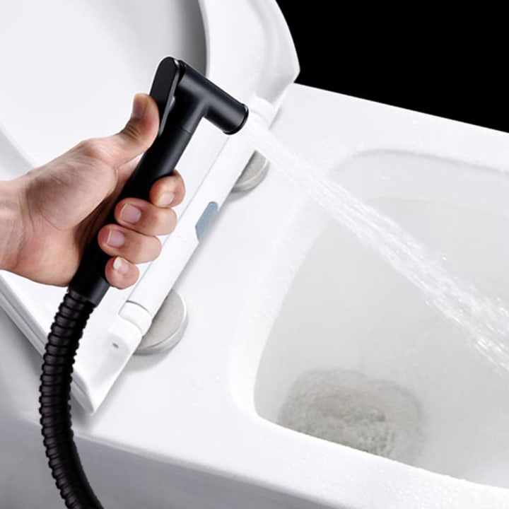 Ducha higiénica Oxen negro Oro Principal 2