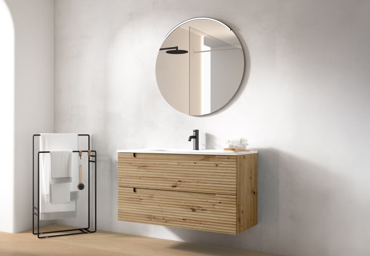 Conjunto mueble de baño de Viso Kyoto japandi Ambiente 7