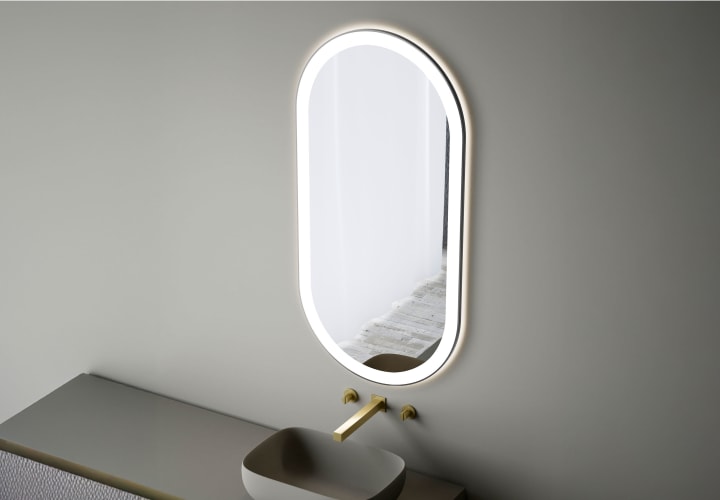 Espejo de baño con luz LED Bruntec Zenit Detalle 1