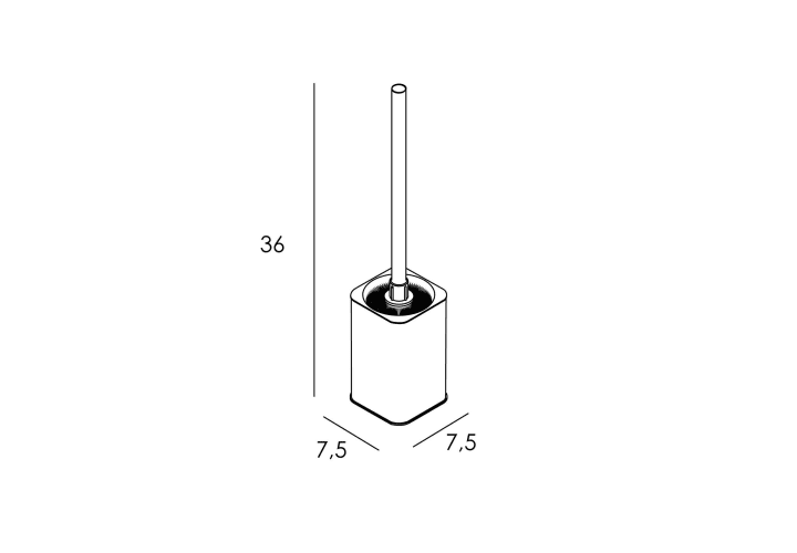 Escobillero de baño Manillons Torrent Slim Croquis 6