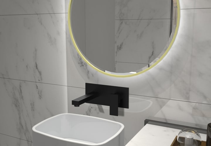 Grifo de lavabo empotrado GME Cassio Ambiente 6