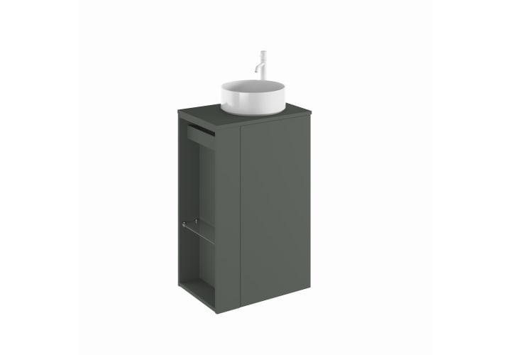 Mueble de baño Royo Bassi con encimera de madera  fondo reducido Principal 4