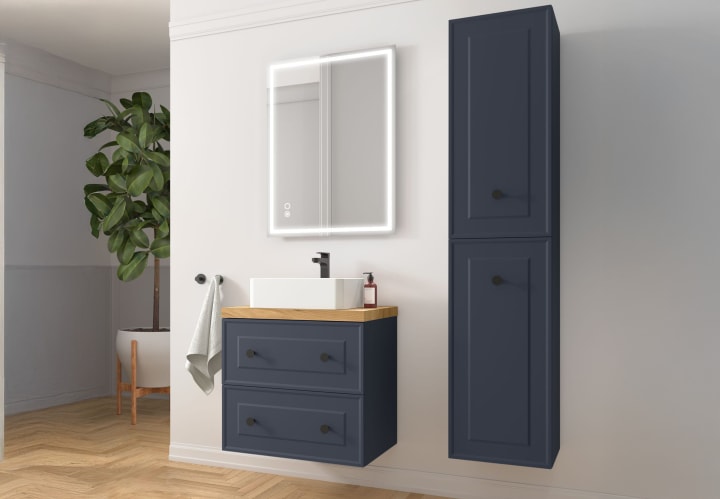 Mueble de baño con encimera de madera Salgar Renoir Principal 2
