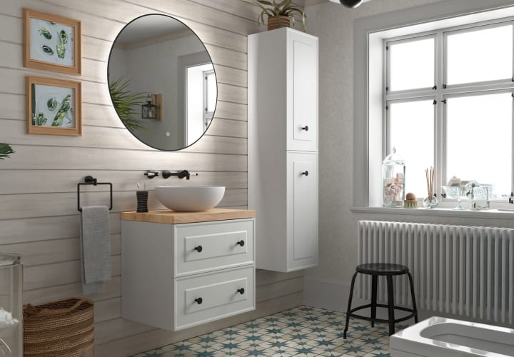 Mueble de baño con encimera de madera Salgar Renoir Principal 6