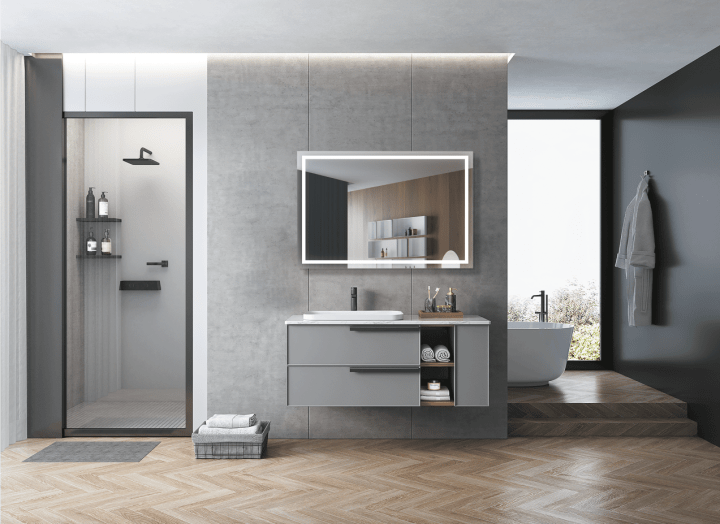 Espejo de baño con lud LED Ledimex Francia Ambiente 8