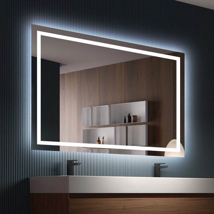 Espejo de baño con lud LED Ledimex Francia Principal 3