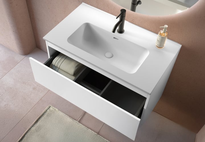 Conjunto mueble de baño moderno Bruntec Roma Detalle 11