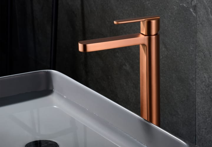 Pack Grifo de lavabo caño alto Imex Roma + Válvula click-clack Detalle 6