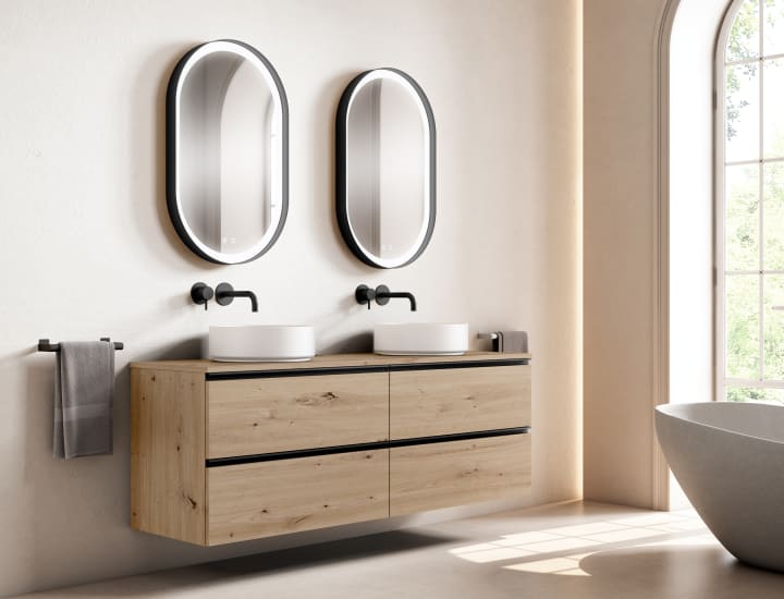 Mueble de baño con encimera MDF Hidrófuga Visobath Granada Principal 1