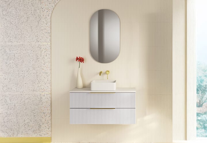 Muebles de baño con encimera de solid surface Bruntec Soho Principal 2