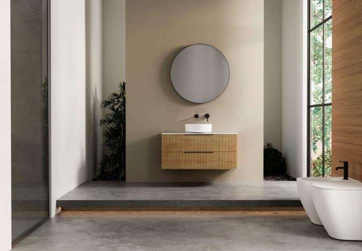 Muebles de baño con encimera de solid surface Bruntec Soho Ambiente 5