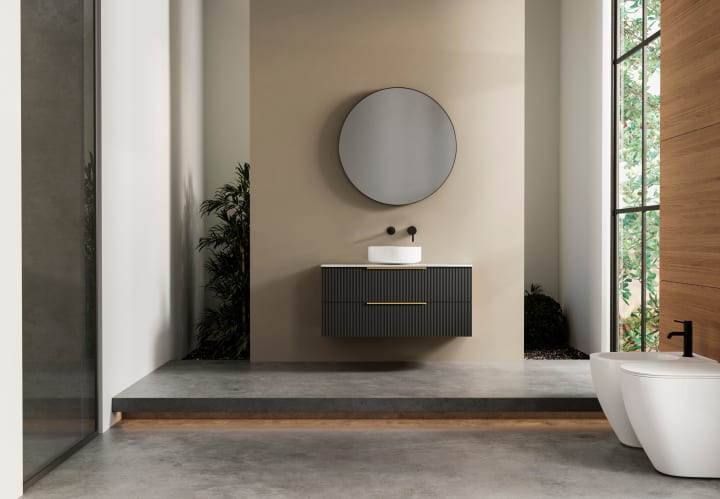 Muebles de baño con encimera de solid surface Bruntec Soho Ambiente 8